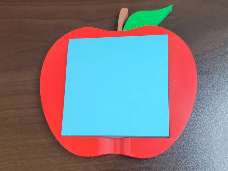 Apple sticky note holder