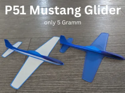 P51 Mustang Glider