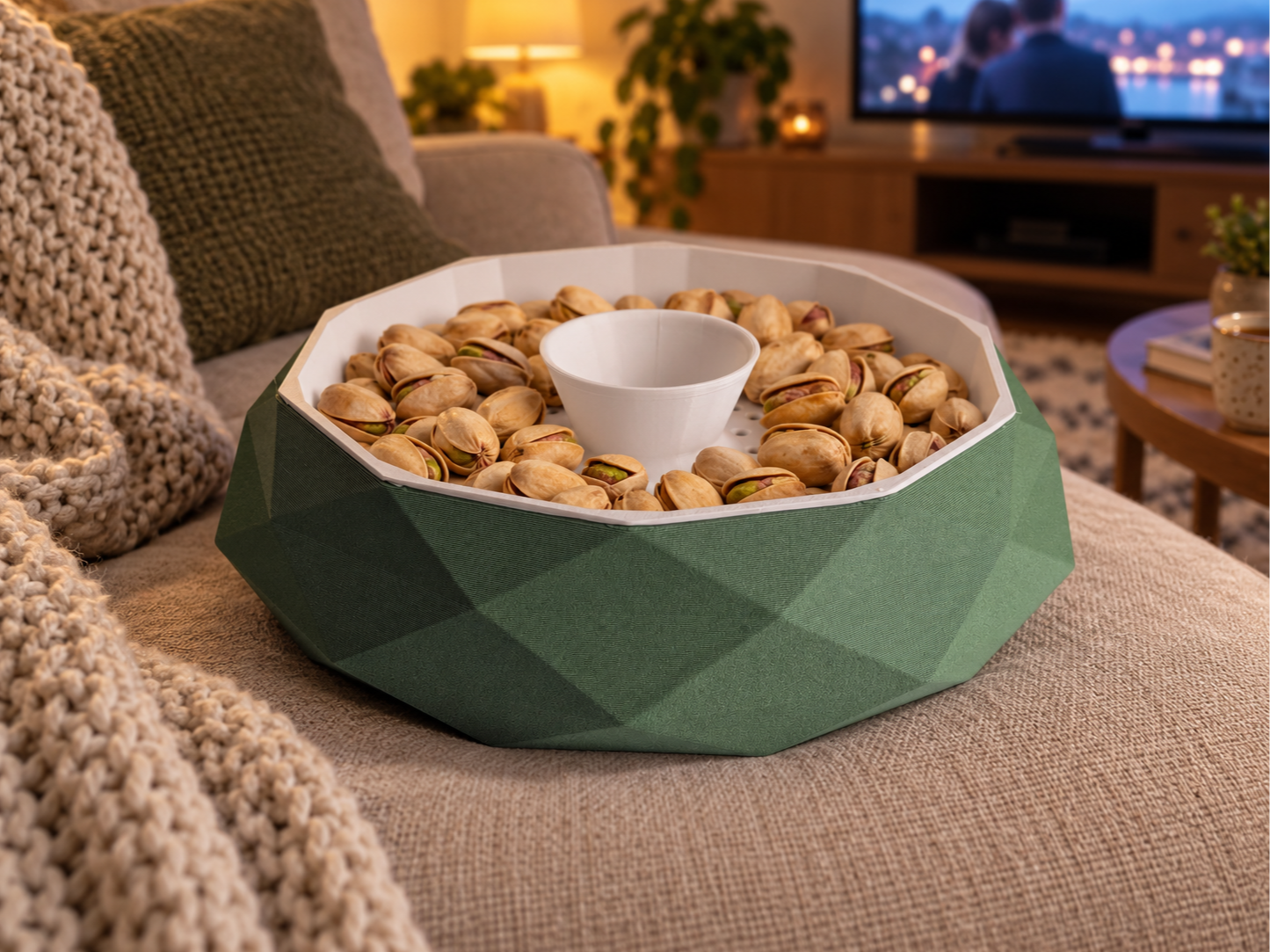 Pistachio bowl - 3D printed Other House Models, in stock in India