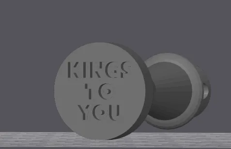 Kings to You Key Chain (The Count of Monte Cristo)