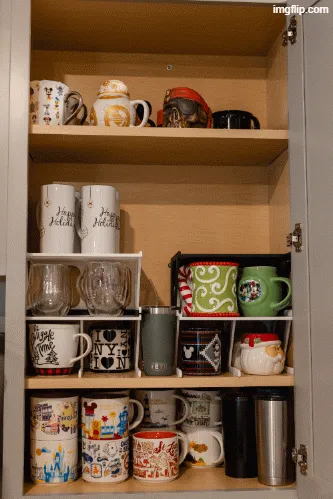 Wide Coffee Mug/Cup Shelf UPDATED! view 2