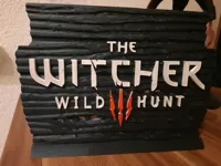 Panneau logo The Witcher - Wild Hunt — photo 1