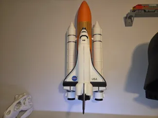 Wall Mount for Space Shuttle Booster Pack