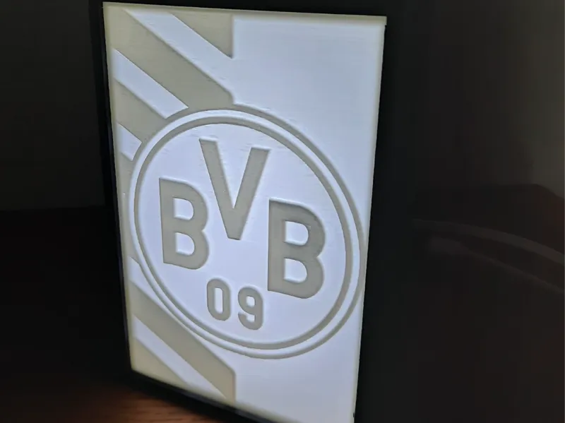 Borussia Dortmund BVB Lithophane
