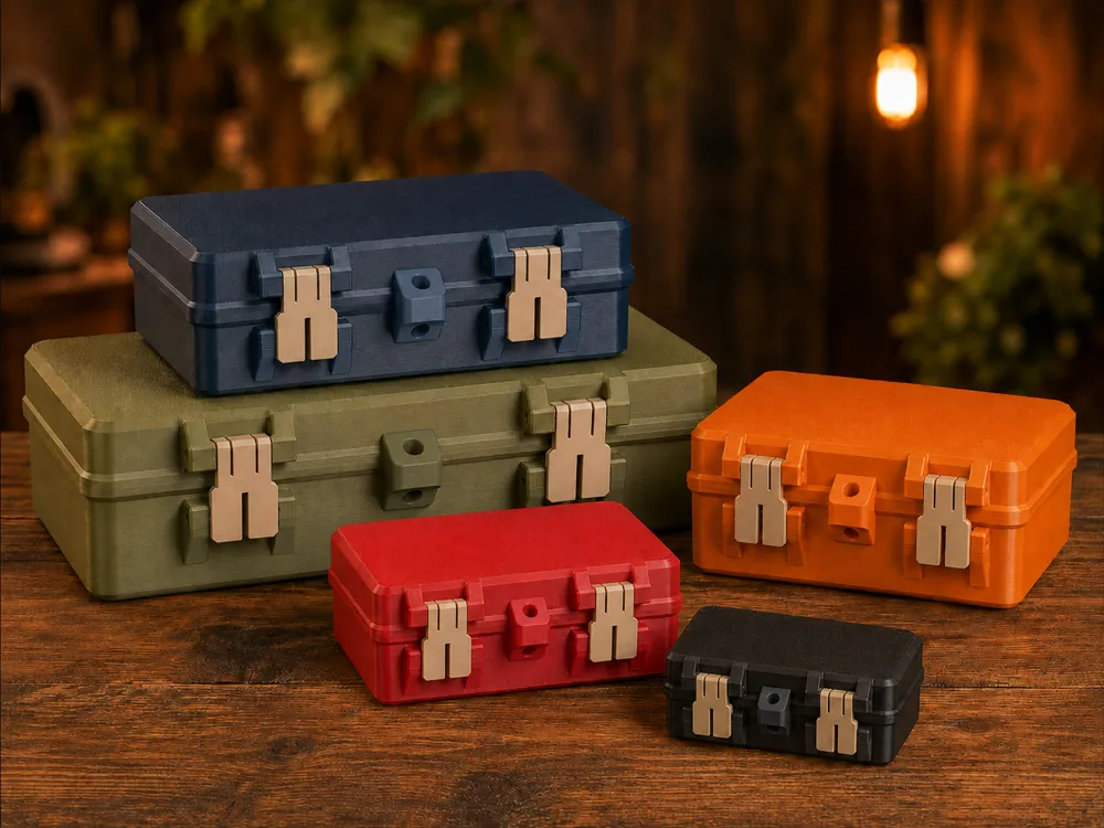 Caja o estuche: SnapShut Hardware-Optional Rugged Case System. Referencia del modelo original.
