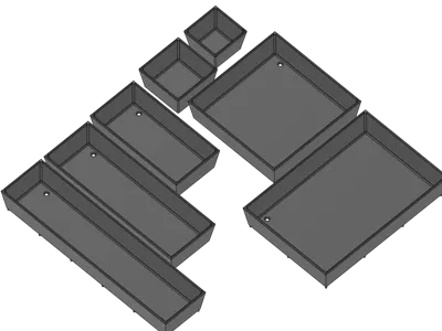 Toolgrid Storage Boxes - Modular - All Sizes