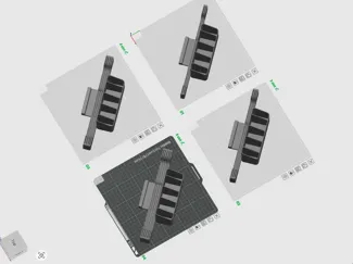 P1S side MULTIPLE plate holder with tool bin