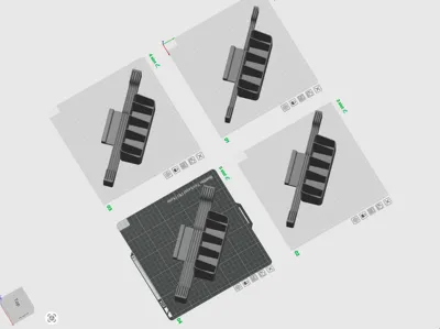 P1S side MULTIPLE plate holder with tool bin