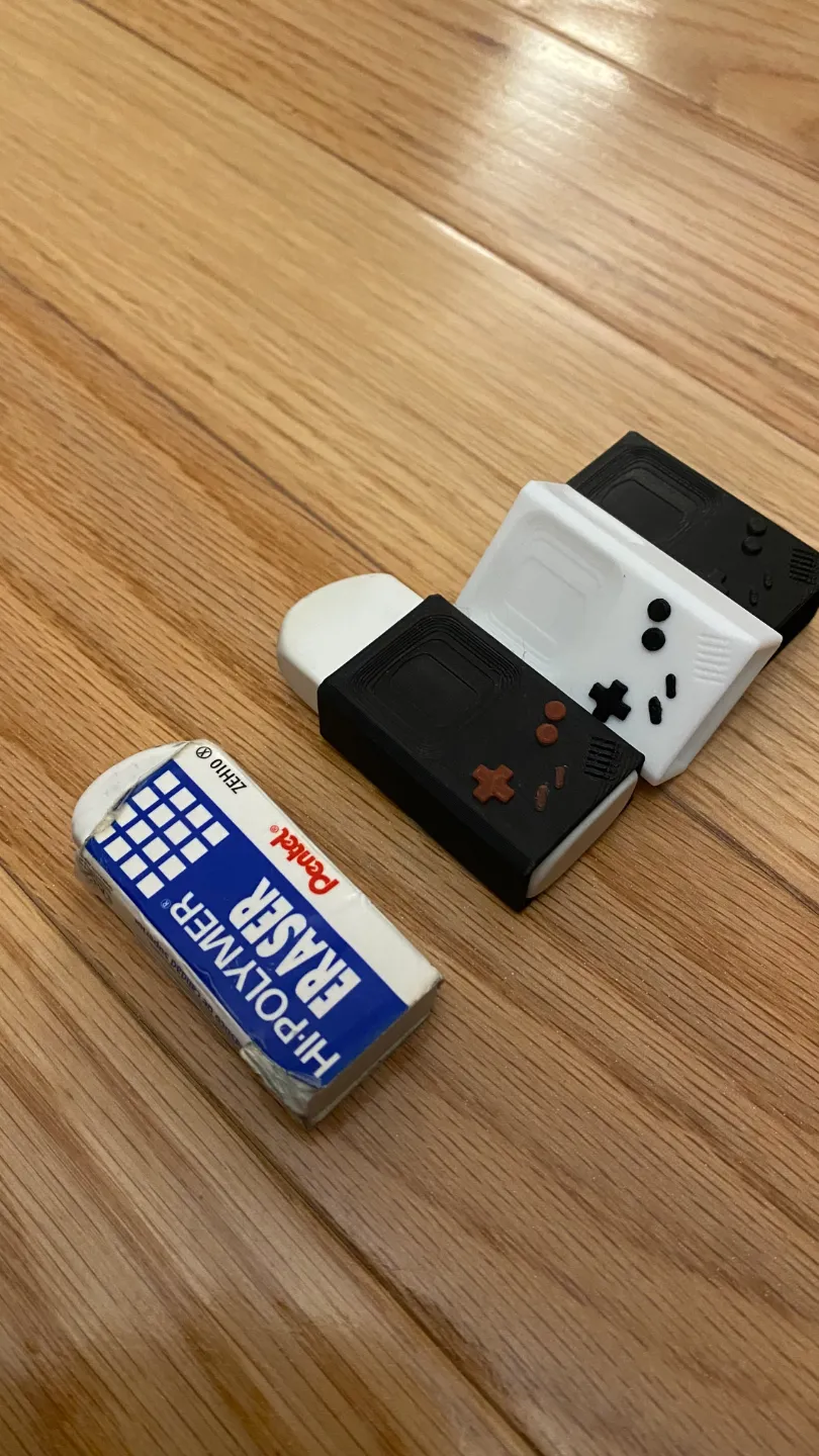 Customizable Eraser Grip (Gameboy edition) by ODorEl - MakerWorld