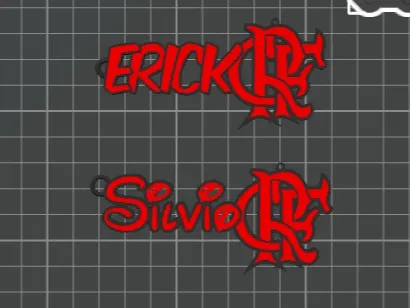 Chaveiro Erick Silvio flamengo