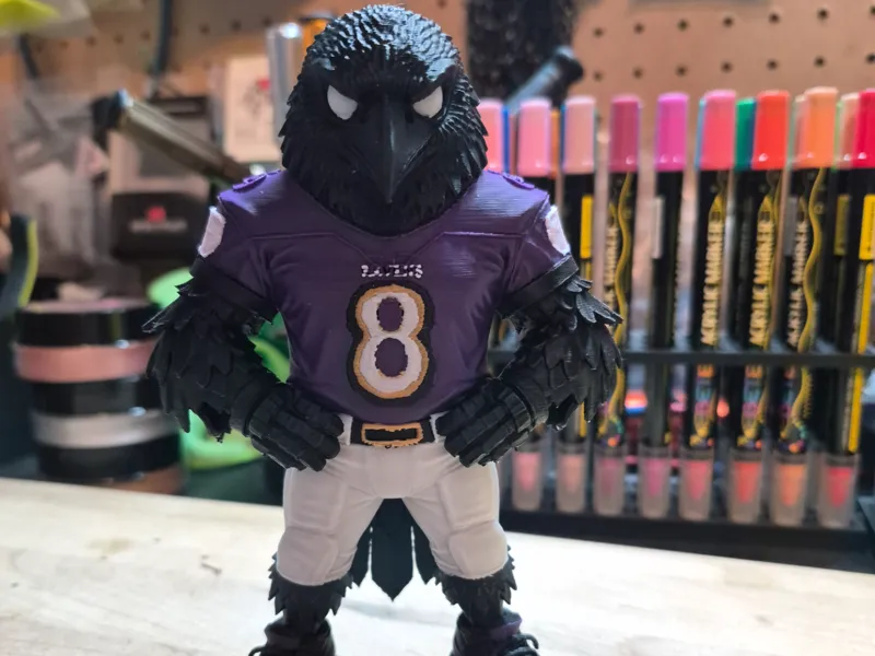 Baltimore Ravens Custom Mascot