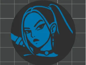 Single Border Color Mira Coin