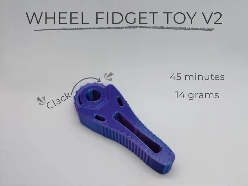Wheel fidget toy V2
