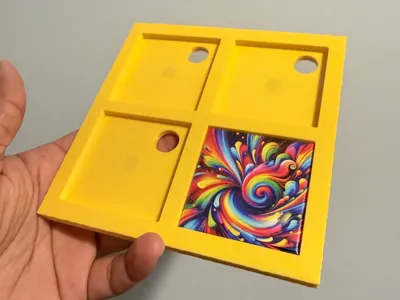 4-slot Frame for MPRO 2" Fridge Magnets