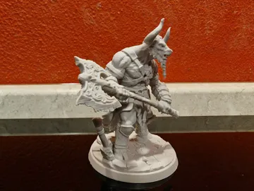 Figura decorativa: Minotaur Berserker - Savage Labyrinth Champion — vista de referencia 3