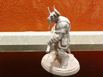 Figura decorativa: Minotaur Berserker - Savage Labyrinth Champion — vista de referencia 4