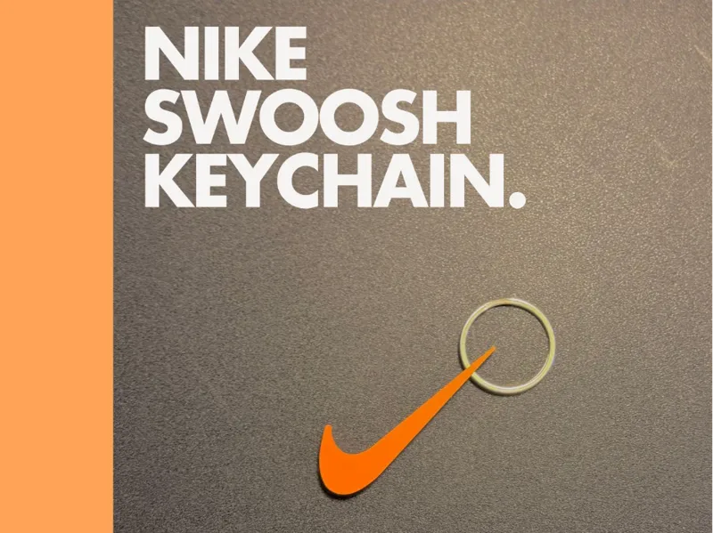NIKE SWOOSH KEYCHAIN