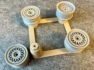 RC wheels paint stand / RC Felgen Lackierständer