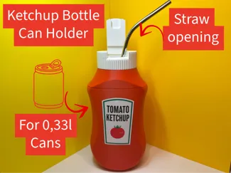 Ketchup Bottle Can Hodler