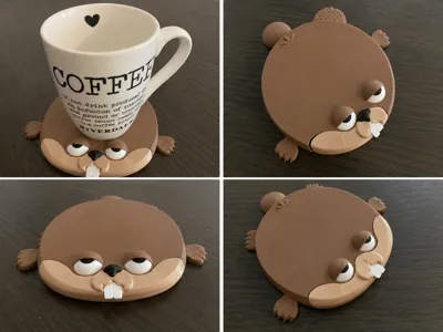 Tea Victim – Squashed Beaver Mug Holder