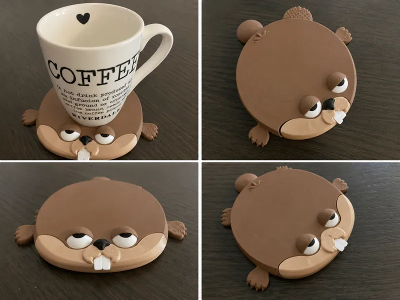 Tea Victim – Squashed Beaver Mug Holder