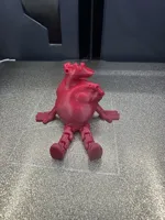 Figurine cœur articulée assise — photo 3
