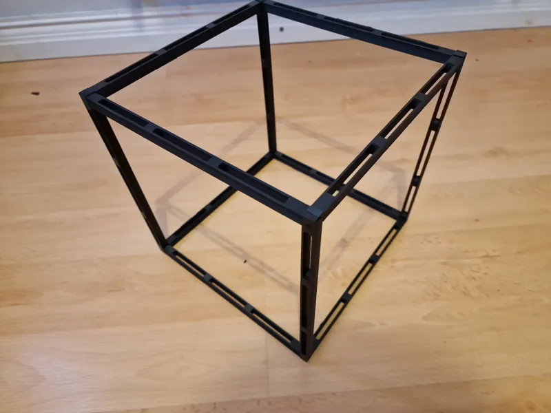 Print Bed Cube (25 cm) - visualise the max size of your prints