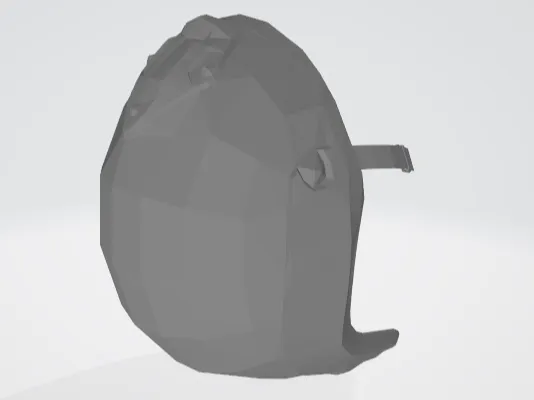 Casque militaire décoratif simple