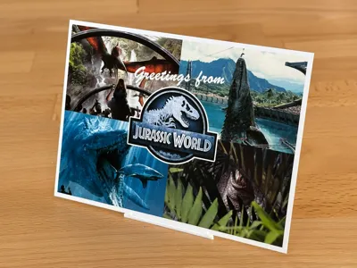 (Almost) Invisible Postcard Stand