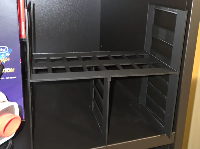 Nintendo Switch games stand for Ikea BRIMNES shelf