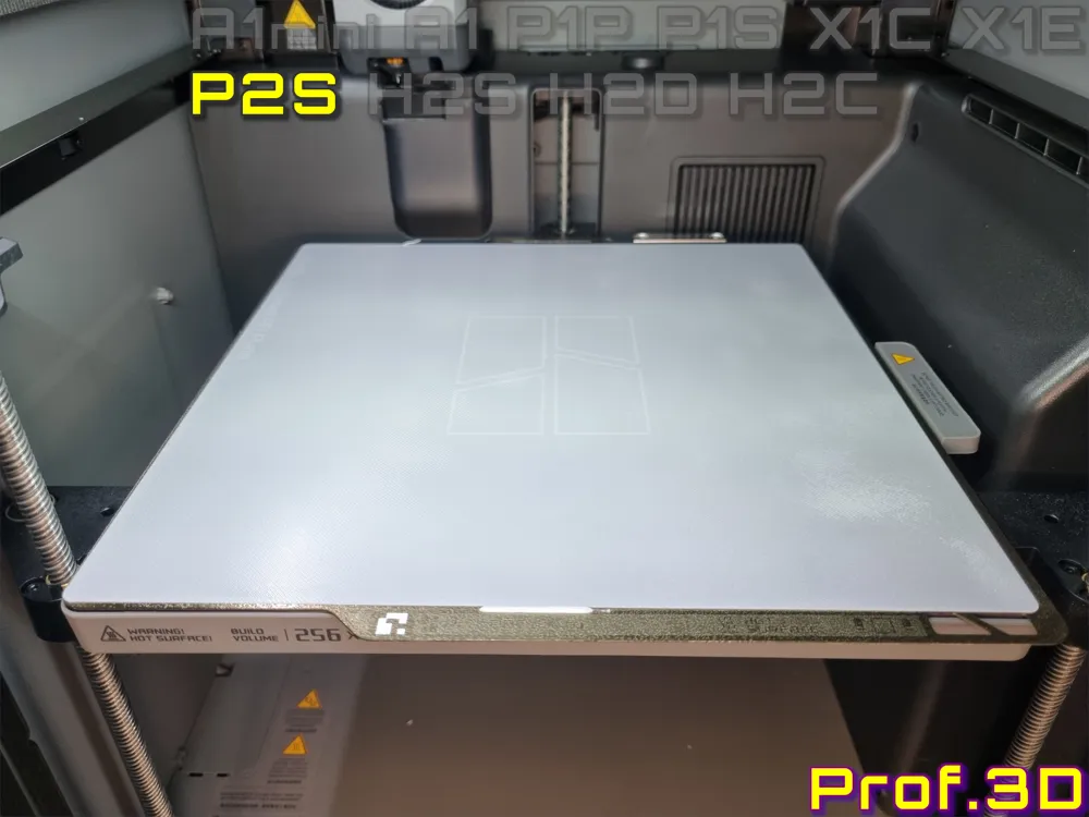P2S First Layer Adhesion Test ⧸ Bed Cleaning - Free 3D Print Model ...