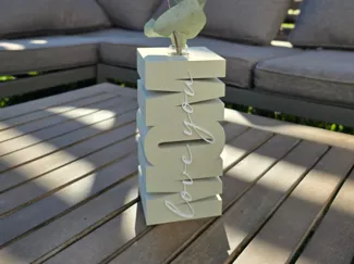 MOM "love you" Vase