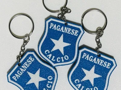 Pagenese Calcio Keychain