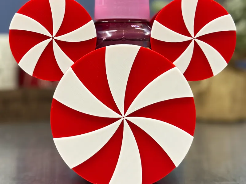 Peppermint Mickey Bath & Body Soap Holder
