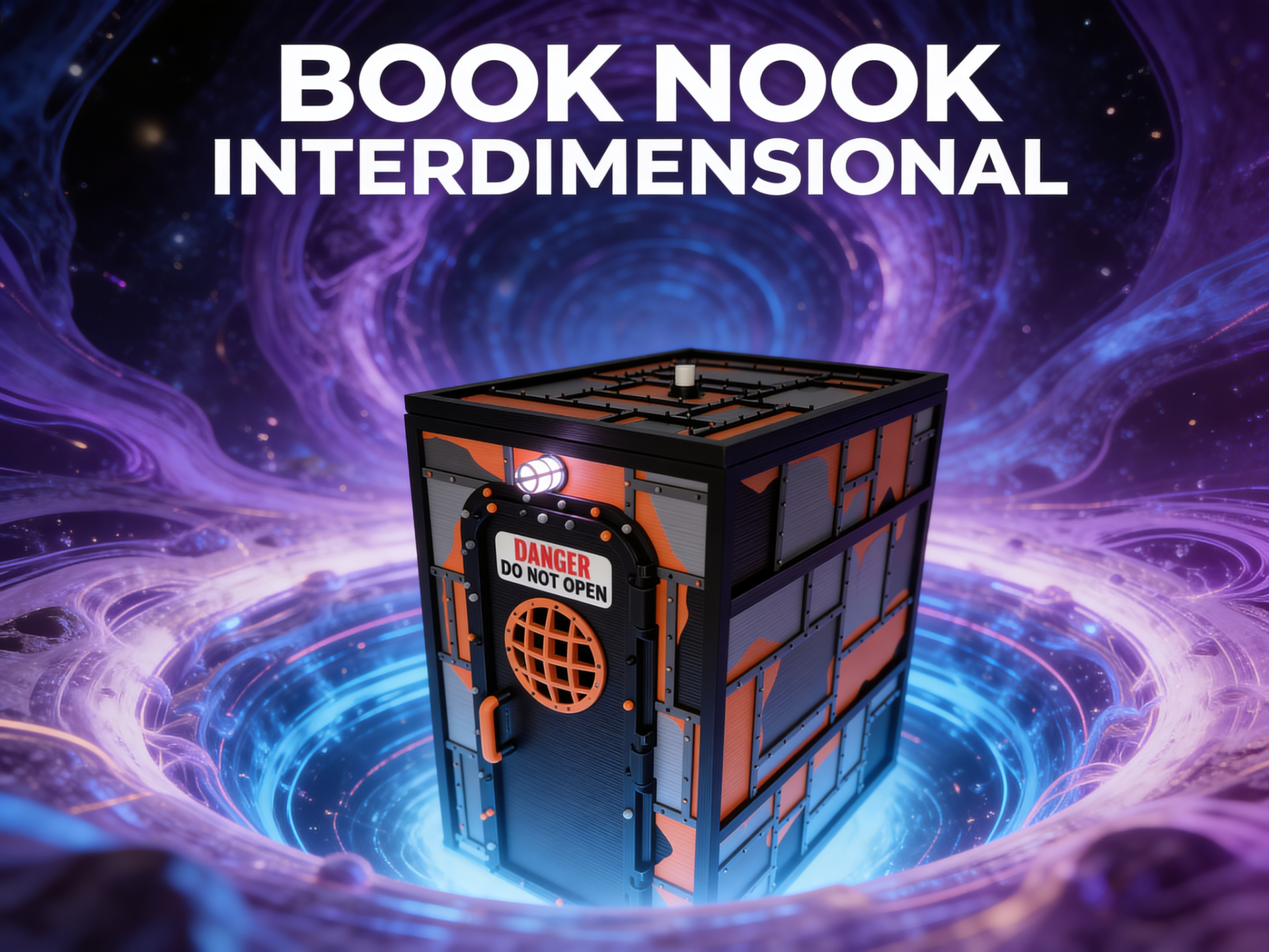 Book Nook Brecha en portal interdimensional