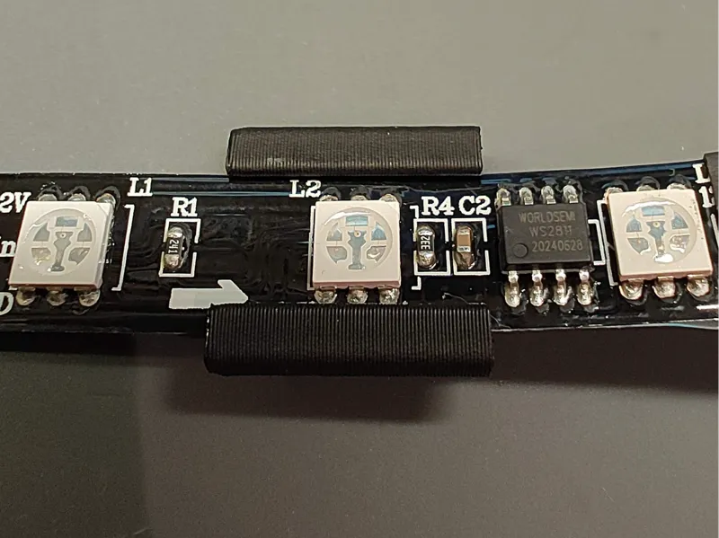 Led strip holder