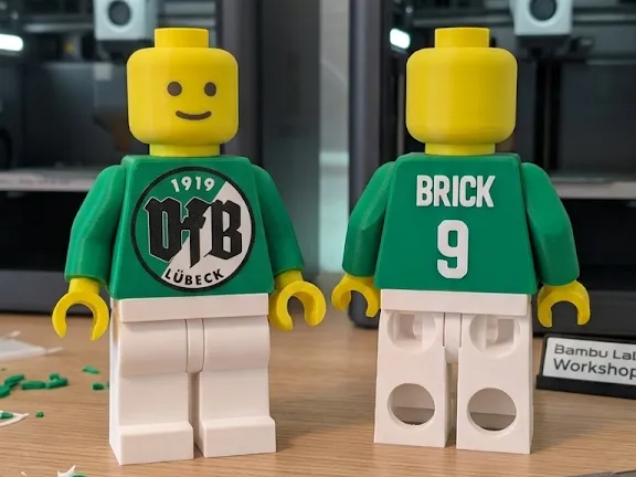Grosser Brick Man - VfB Lübeck - 20cm