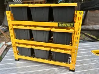 Mini Dewalt HD Garage Storage Rack for Teeny Totes
