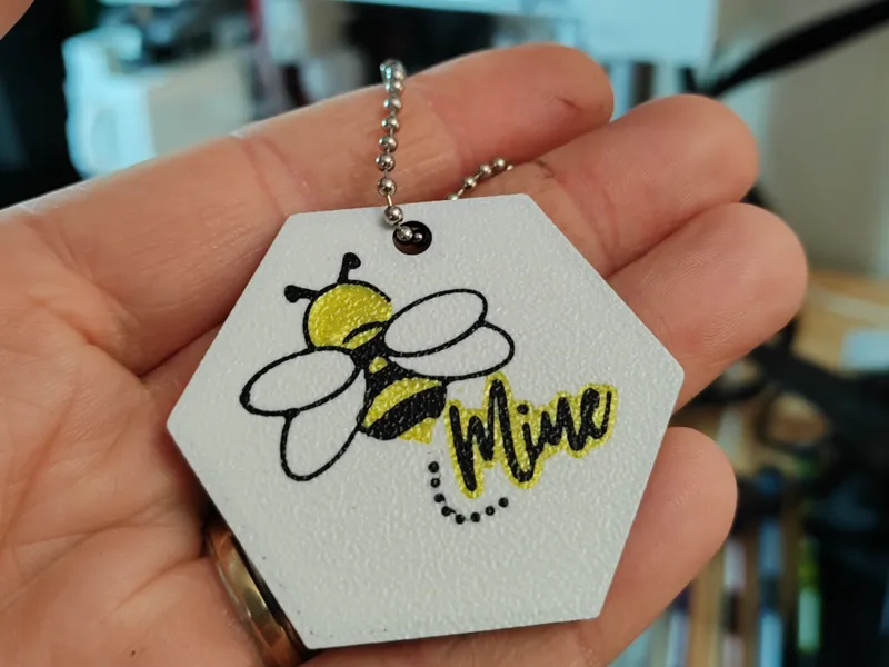 Bee Mine Keychain