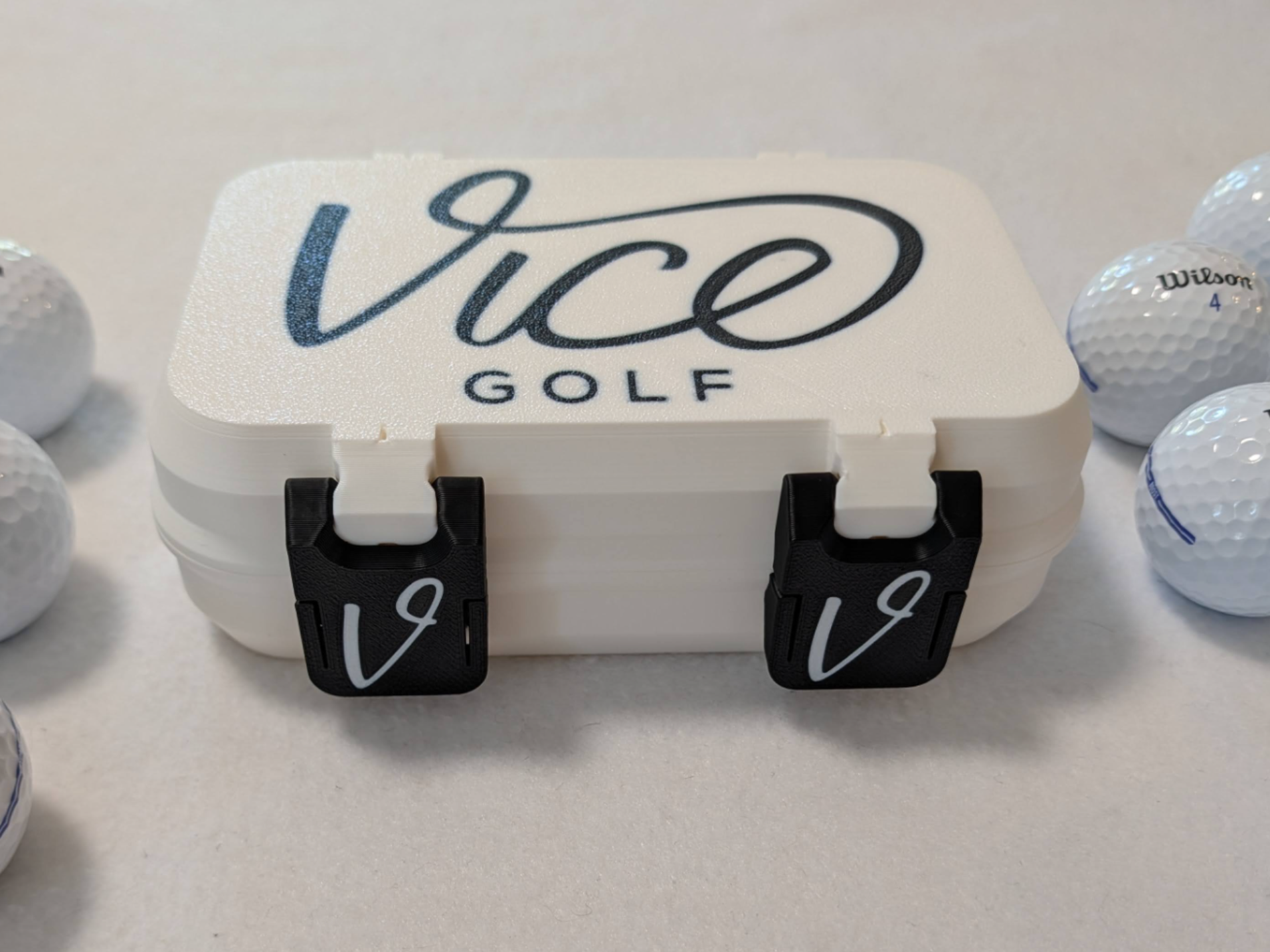 Vice golf ball holder box - 6 or 12 ball cases