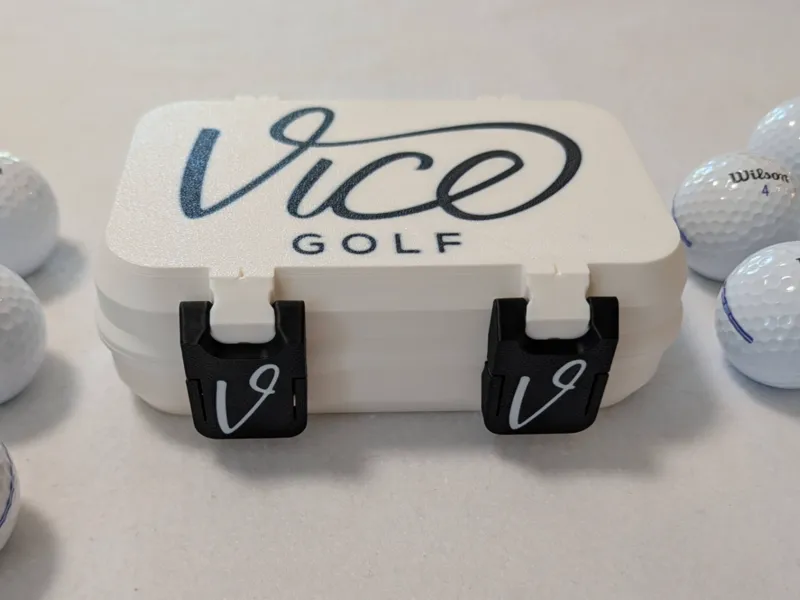 Vice golf ball holder box - 6 or 12 ball cases