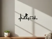 Déco murale chien et chat — ligne de vie — photo 1