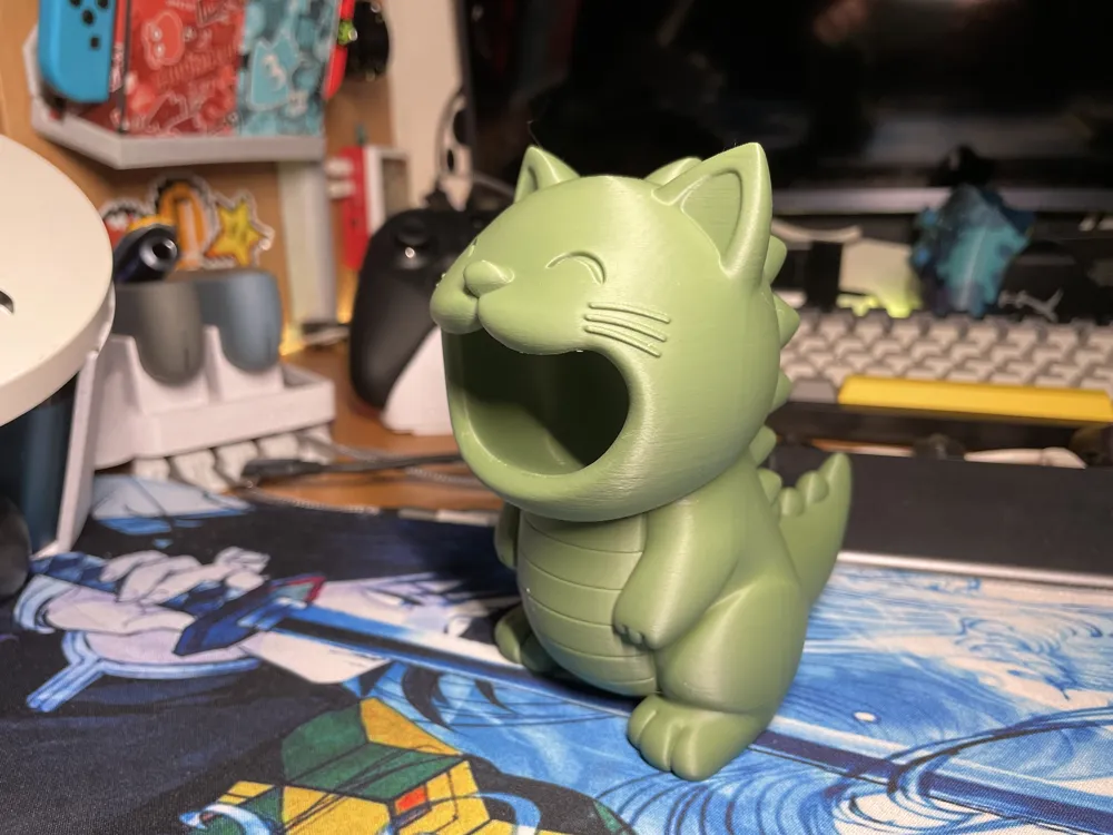Catsaurus Racks CatSaurus Catch-All Tray (Dual Size) - Free 3D Print Model - MakerWorld