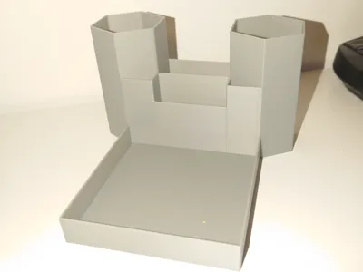 Desk Organizer Castle pens/note
