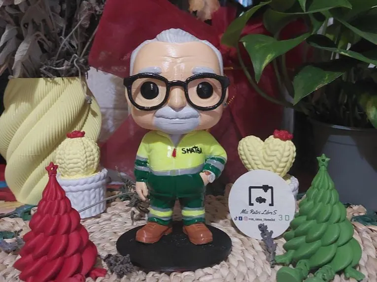figura tipo funko pop jubilacion ,barrendero
