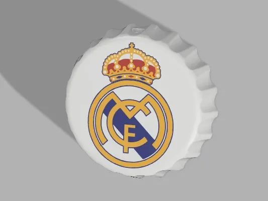 Real Madrid Keychain - Bottle cap