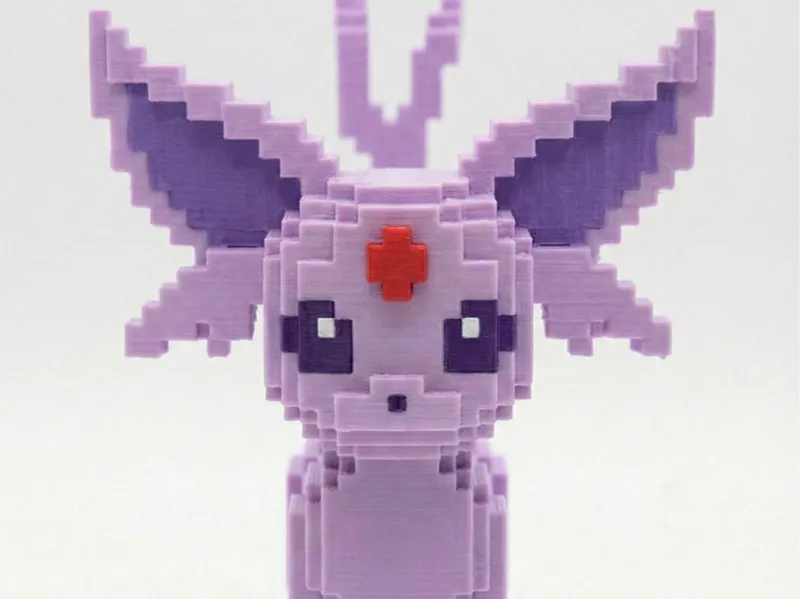 ESPEON Voxel / Pixel Art 8bit - Collezione Pokémon