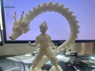 Goku and Shenron