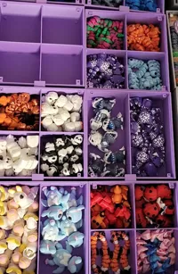 Various Fused Divided Bins