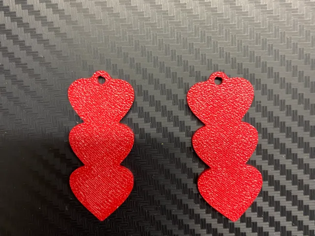 heart earrings